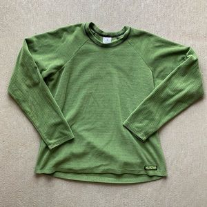 Melanzana Crew Neck Micro Grid Fleece